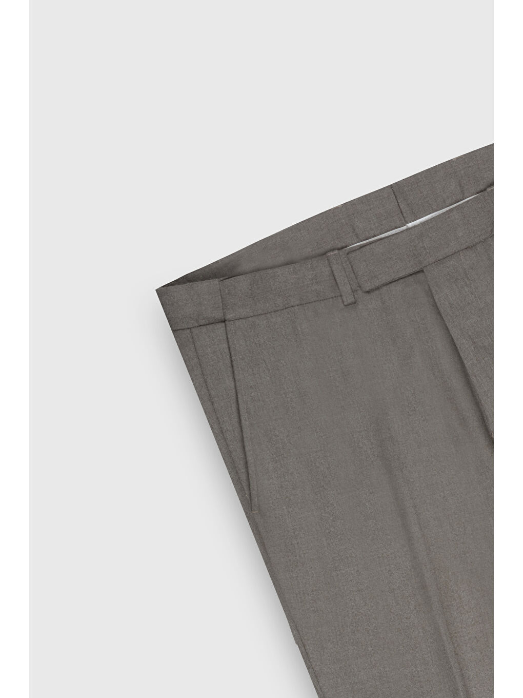 Bej Erkek Vizon Slim Fit Dar Kesim Beli Gizli Lastikli Yan Cepli Esnek Klasik Pantolon-8