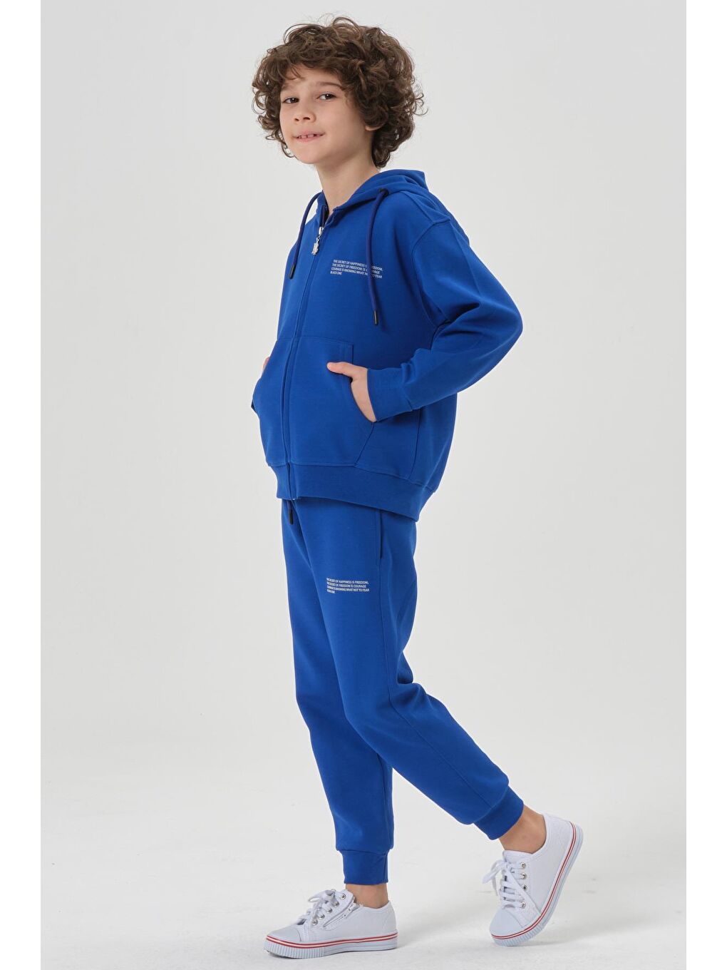 Mavi Mevsimlik Erkek Çocuk Eşofman Takımı-2