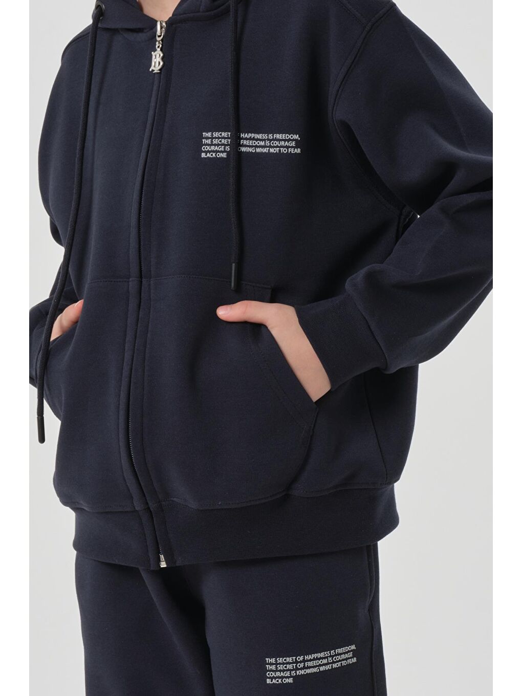 Lacivert Mevsimlik Erkek Çocuk Eşofman Takımı-2