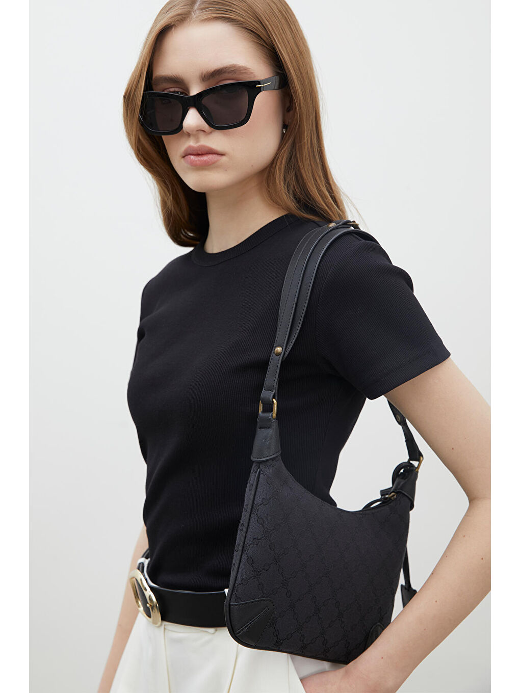 Alex Mini Baget Çanta Siyah