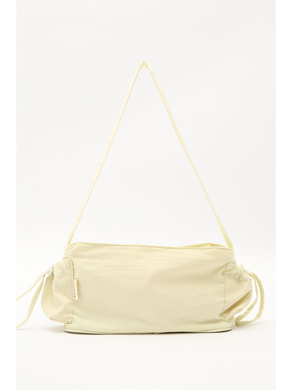 Cep Detaylı Bağcıklı Çanta Sarı-7