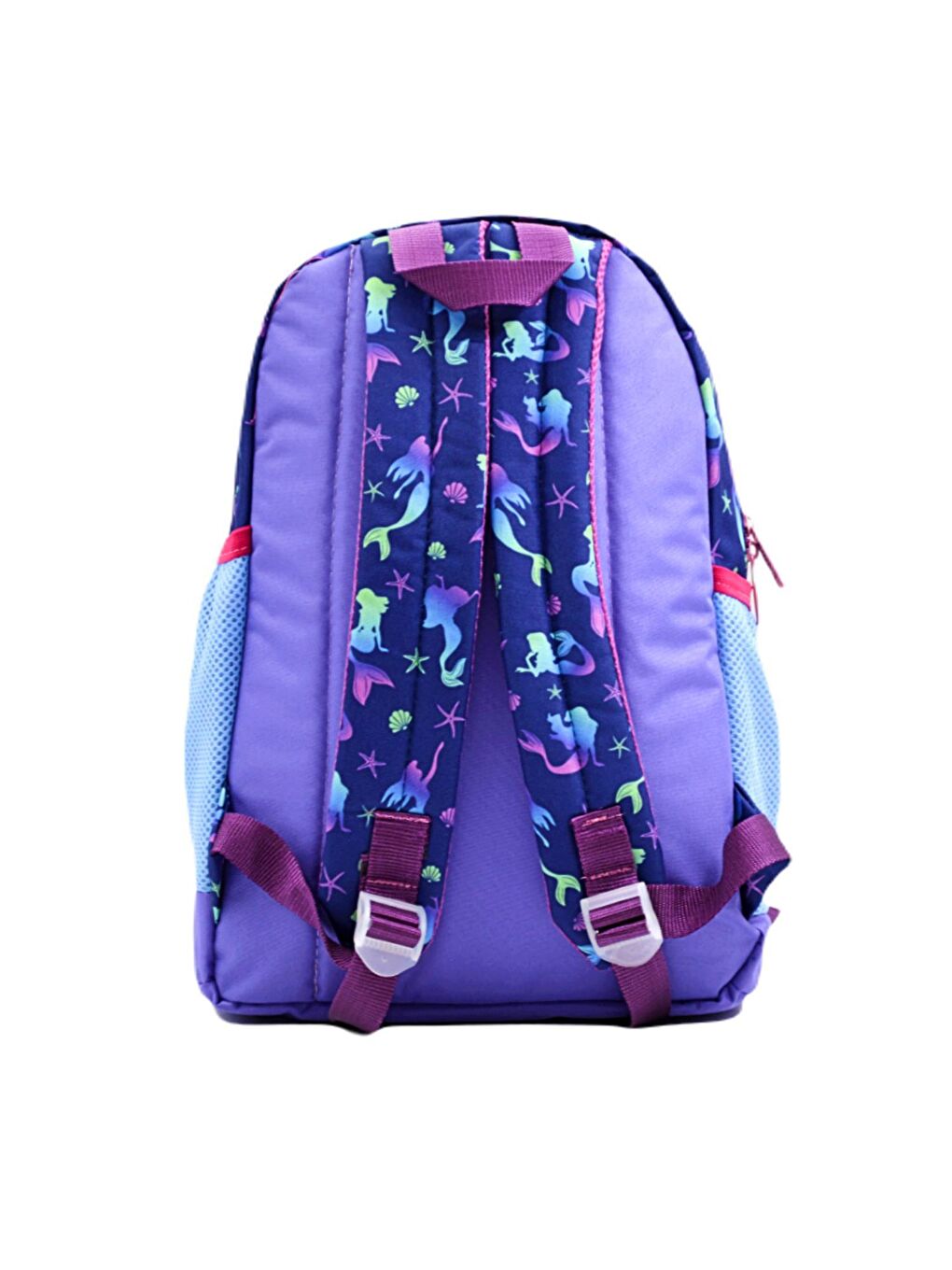 4 Bölmeli Mermaid Mor Okul Sırt Çantası(MU-0266)-2