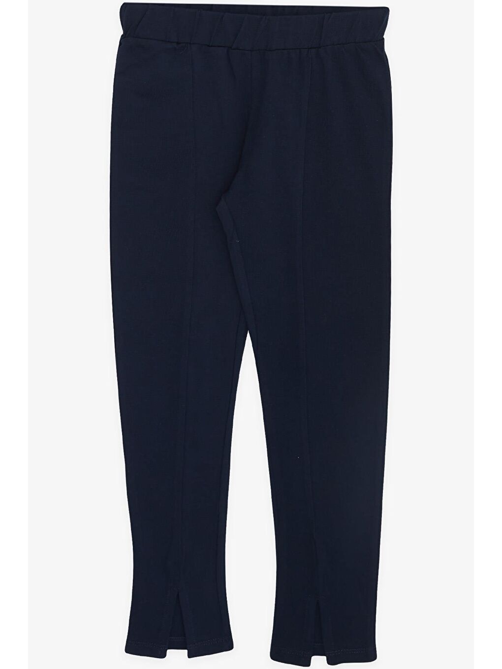 Pembe Kız Çocuk Taytlı Crop Takım Yazı Baskılı Paçası Yırtmaçlı Somon (5-9 Yaş)-3