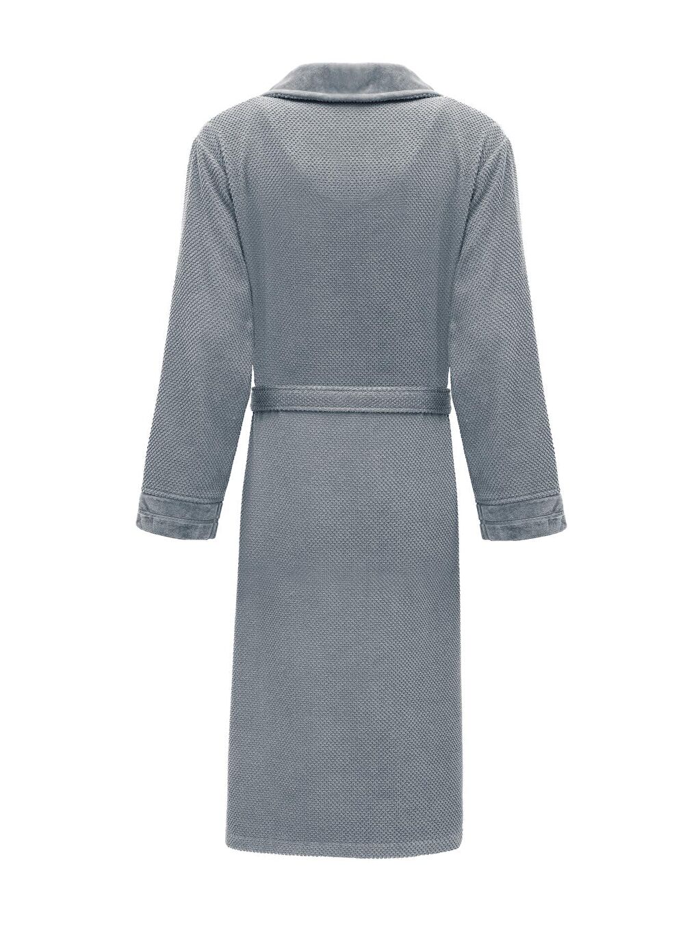 Anna Erkek Bornoz %100 Pamuk Low Twist Lacivert-1