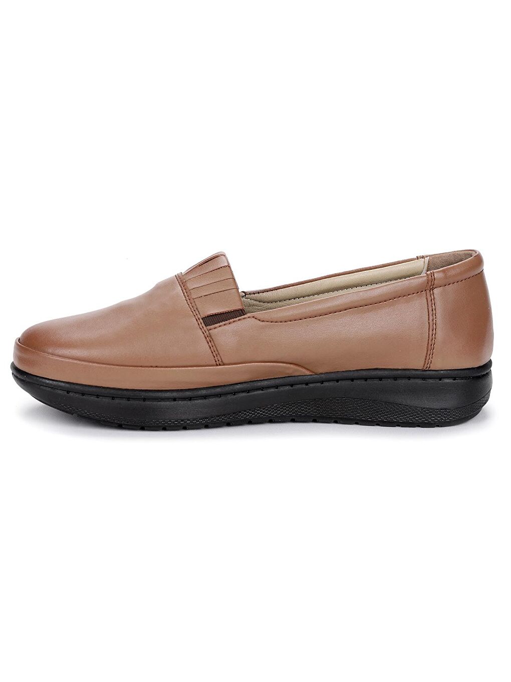 Bej Rahat Konfor Özel Topuk Jeli Anne Günlük Ayakkabı P 04-4