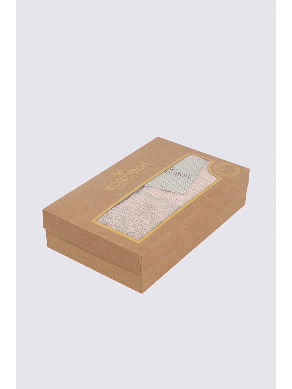 Pembe Tuğsen El Yüz Havlusu Organik Pamuk  Pudra 50x90 Cm-4