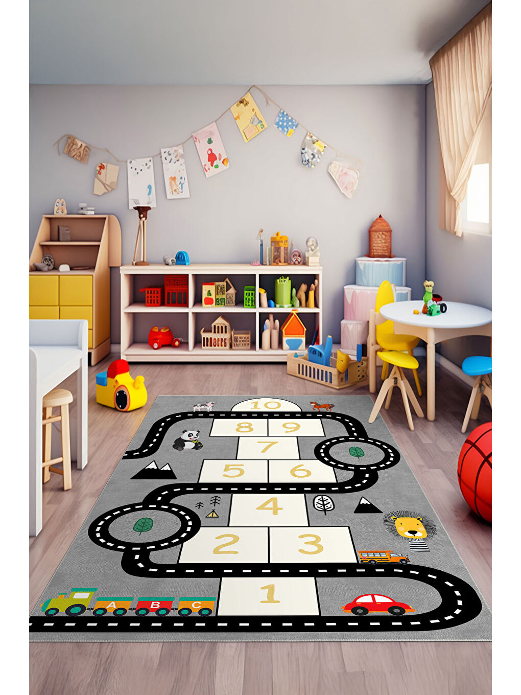 Karışık Dekoratif Özel Tasarım Modern Halı 120x180-1