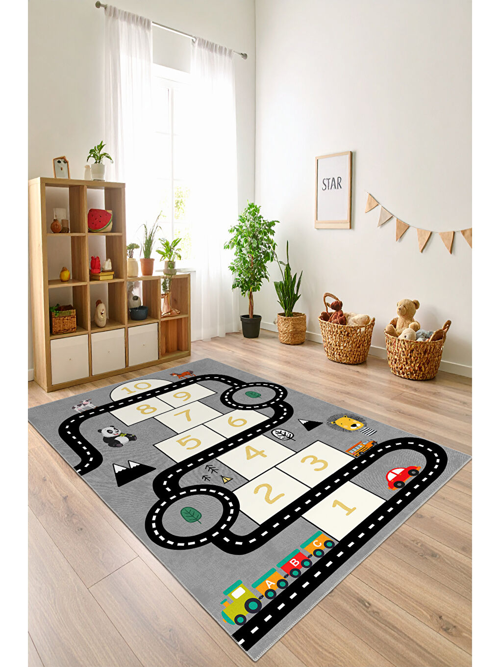 Karışık Dekoratif Özel Tasarım Modern Halı 120x180-2