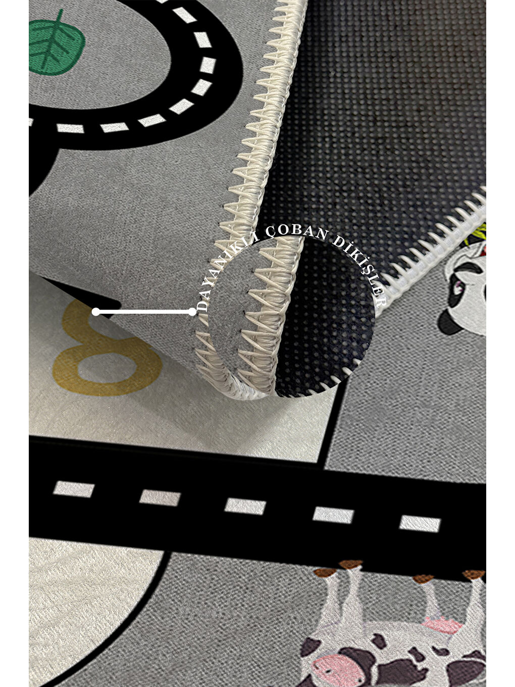 Karışık Dekoratif Özel Tasarım Modern Halı 120x180-3