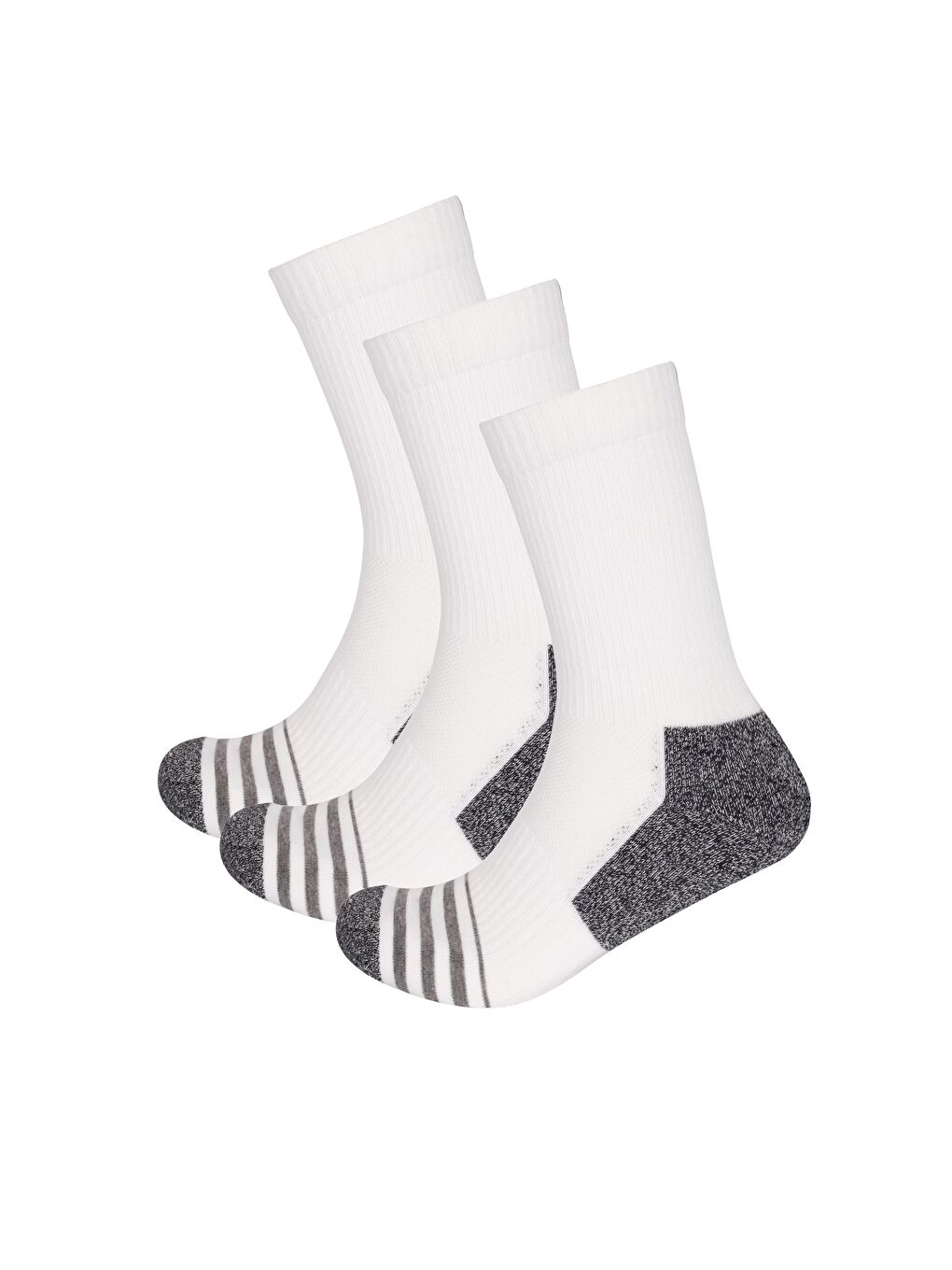 3 Lü Paket Shaftless Golf Soket Çorap Beyaz/Beyaz/Beyaz-2