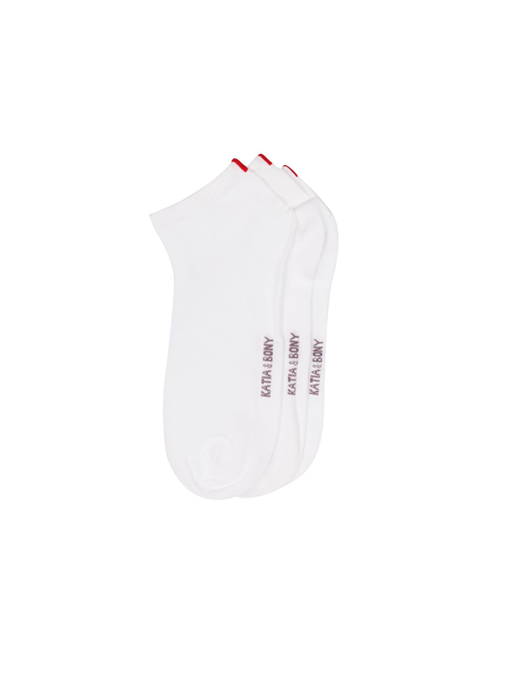 Run 3 Lü Erkek Basic Patik Çorap Beyaz/Beyaz/Beyaz-1