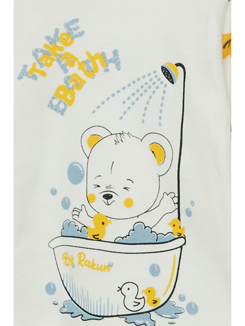 Beyaz Erkek Bebek Yenidoğan Giyim Üçlü Zıbın Takım-3