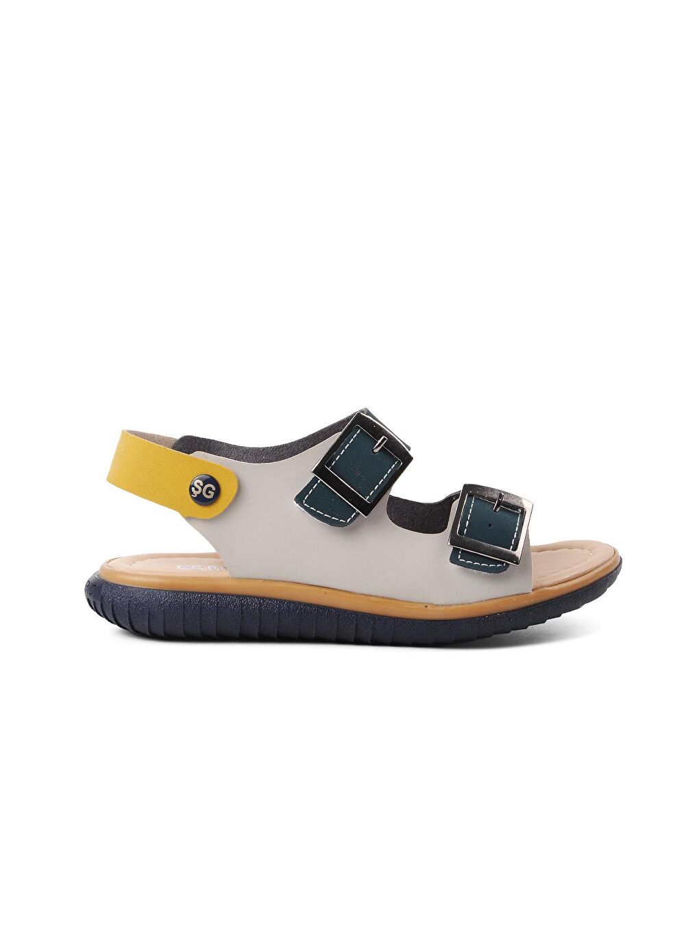 Lacivert Ortopedik Cırtlı Erkek Çocuk Sandalet 1530-F