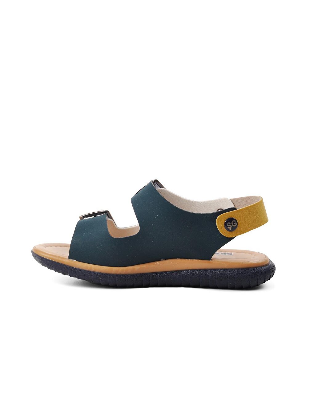 Lacivert Ortopedik Cırtlı Erkek Çocuk Sandalet 1530-F-1