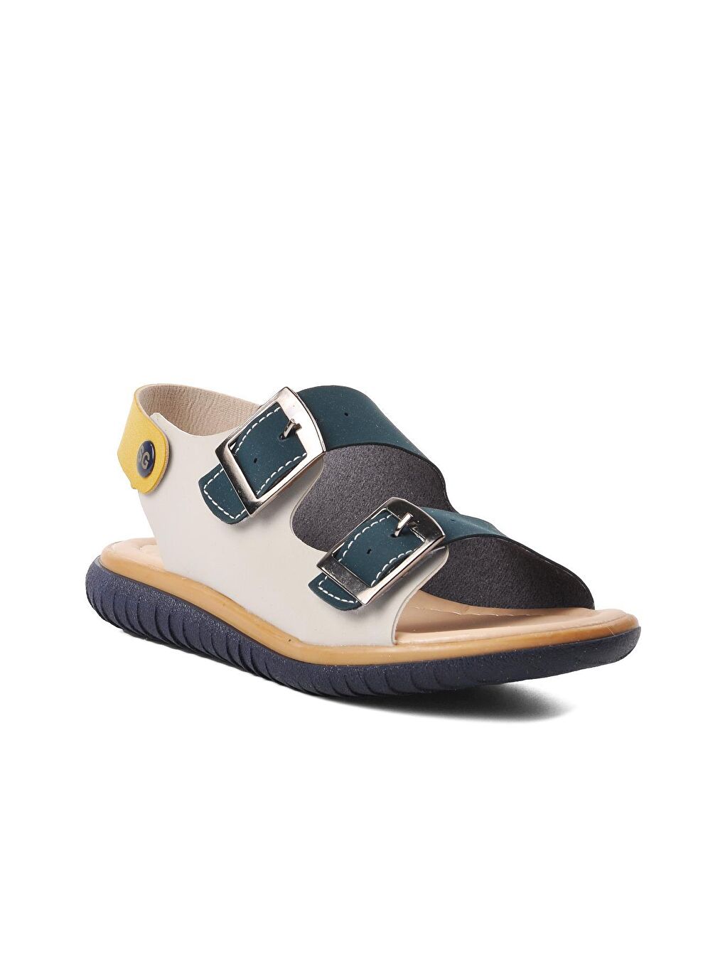 Lacivert Ortopedik Cırtlı Erkek Çocuk Sandalet 1530-F-2