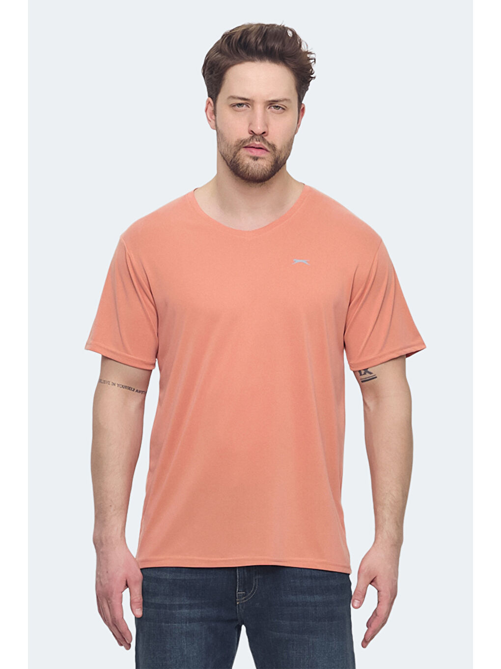 Pembe KRAKKER Erkek Somon Tişört