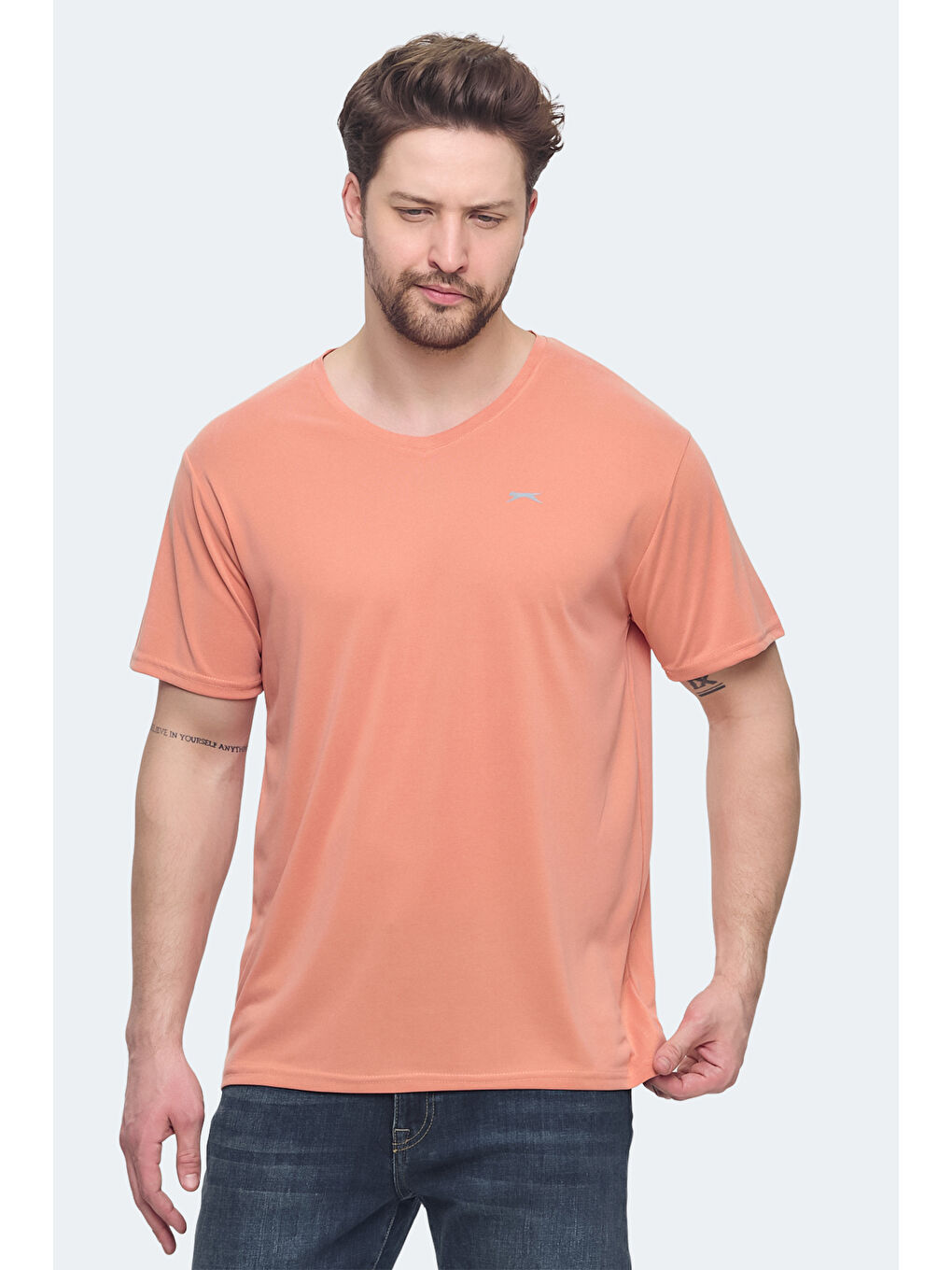 Pembe KRAKKER Erkek Somon Tişört-2