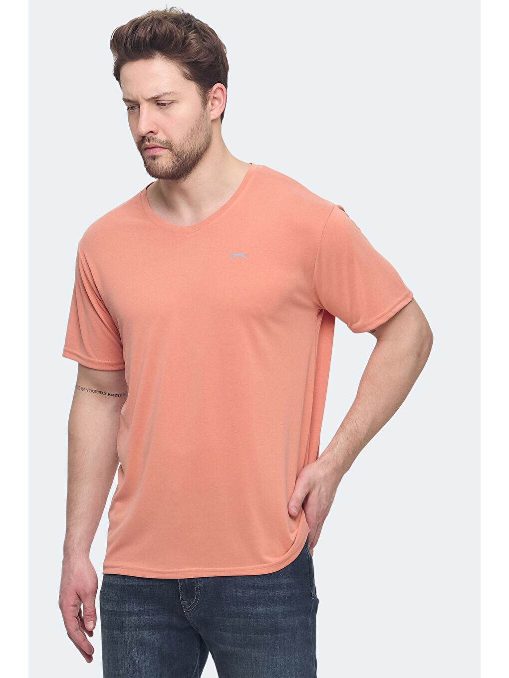 Pembe KRAKKER Erkek Somon Tişört-3