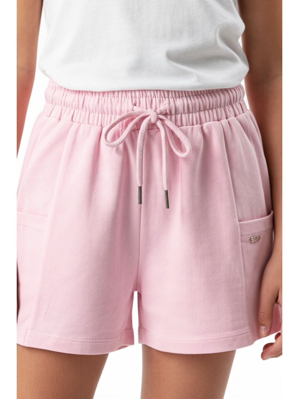 Pembe Kız Çocuk Şort-4