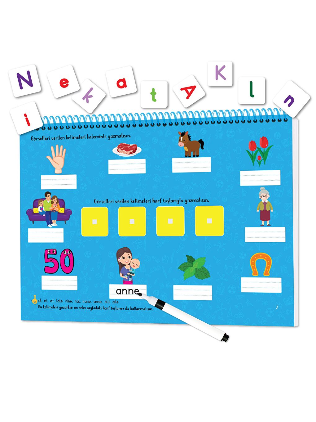 Kolay Okuma Sistemi - Cırt Cırtlı Kitap Okuma-Yazmayı Öğreniyorum (4-7 Yaş)-3