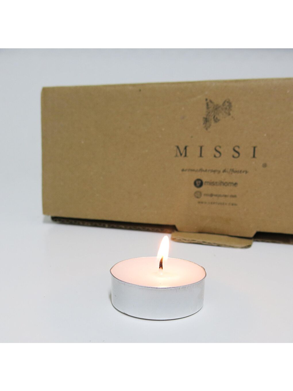 Missi Ekru 24 lü Tealight Seti - 1