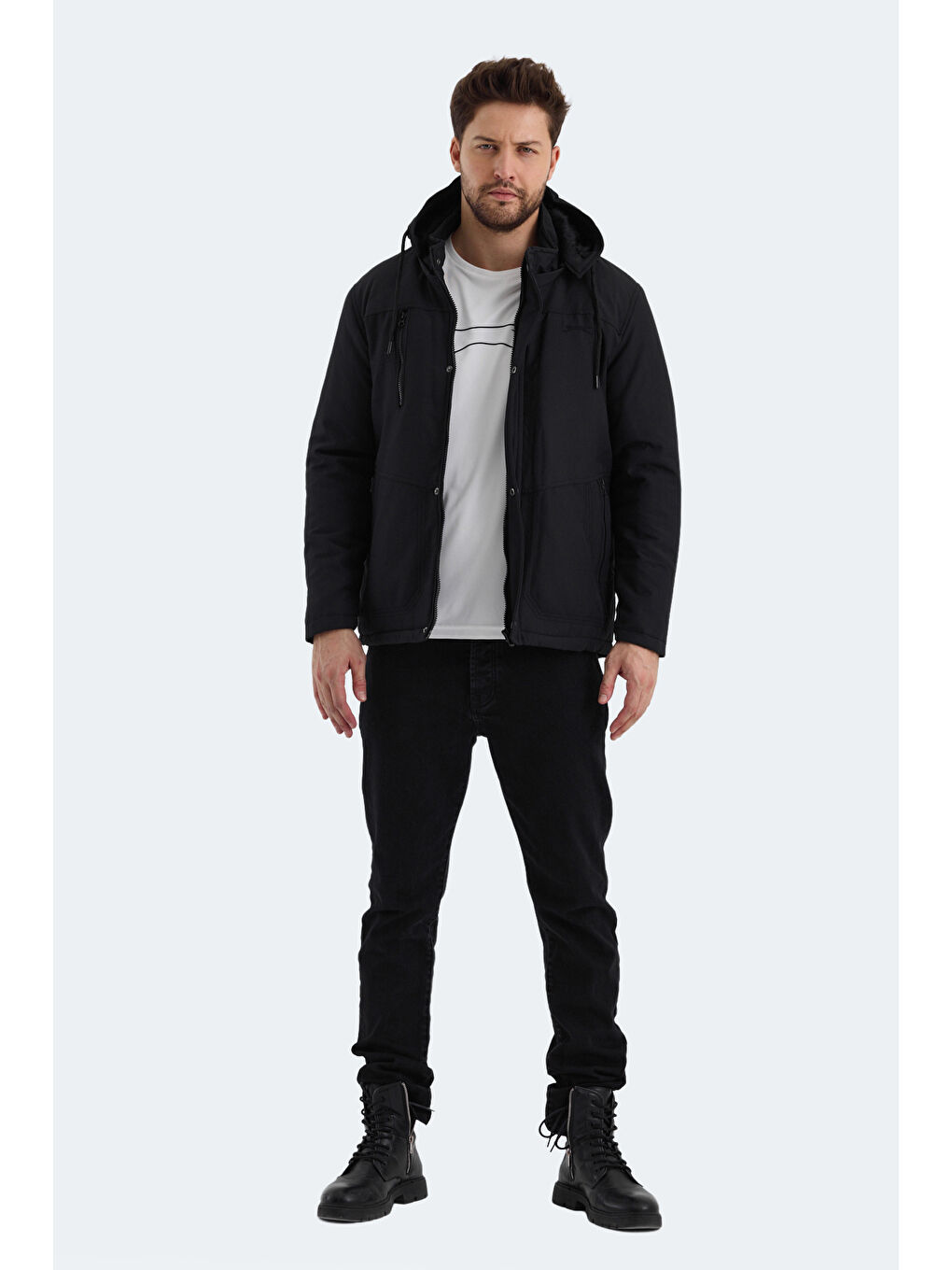 HEAVEN Erkek Mont   Kaban Siyah-6