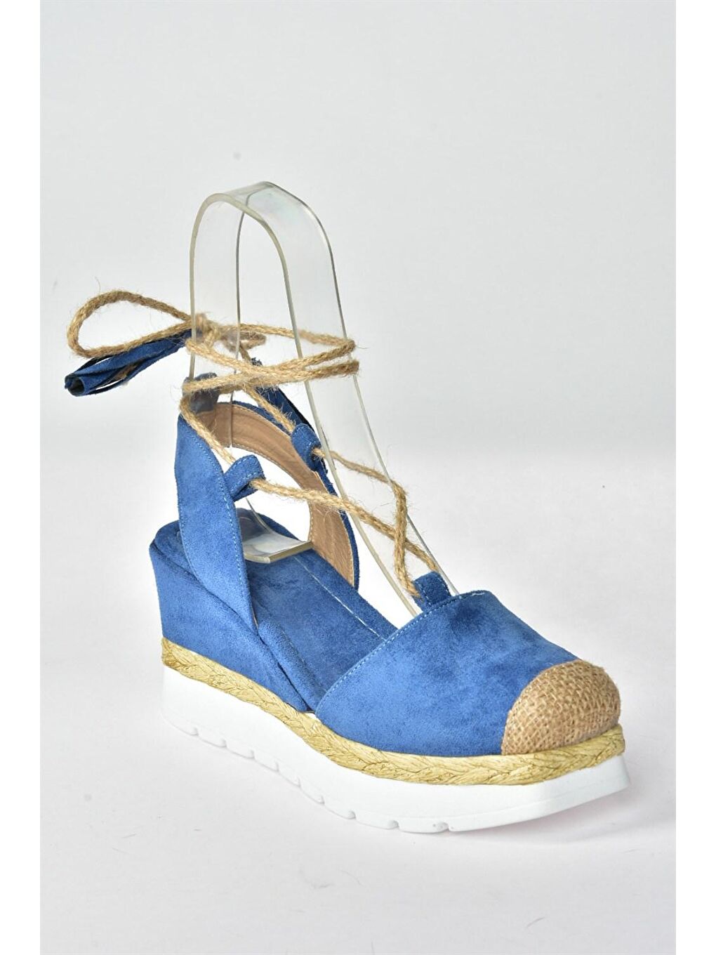 M996138502  Mavi Dolgu Taban Kadın Ayakkabı-3