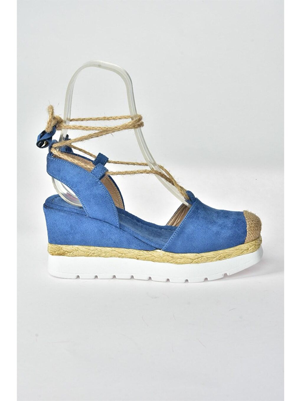 M996138502  Mavi Dolgu Taban Kadın Ayakkabı-4
