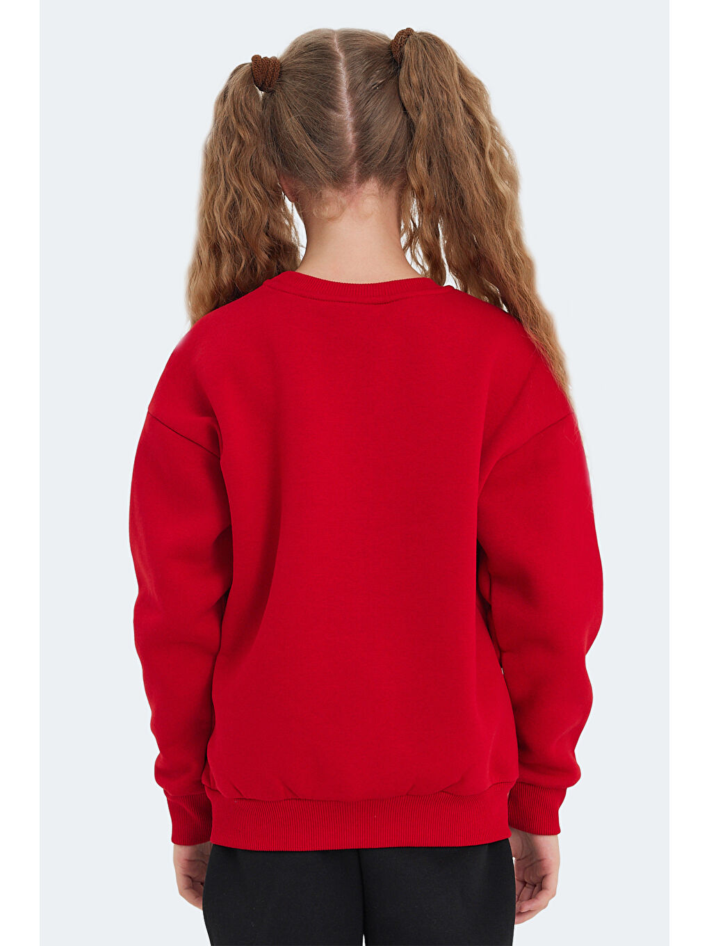 LONE Kız Çocuk Kırmızı Sweatshirt-5