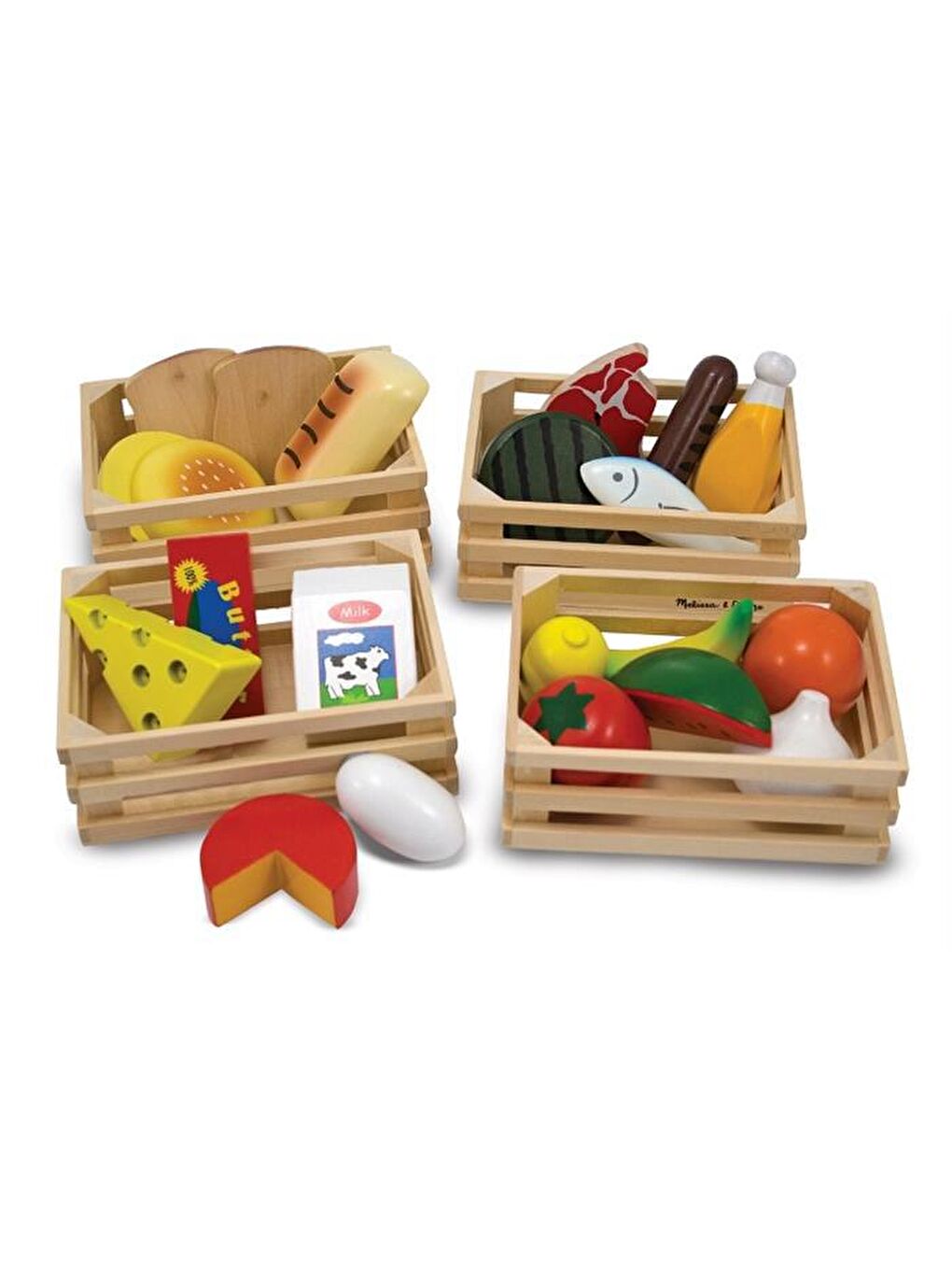 Melissa and Doug Karışık Ahşap Gıdalarımız