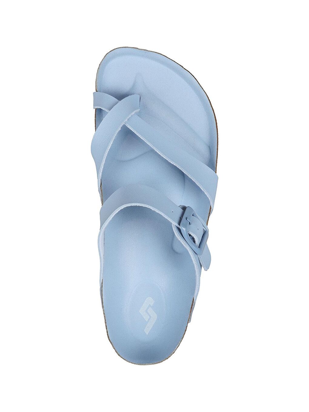 50008 Tek Tokalı Bebe Mavisi Kadın Parmak Arası Terlik-5