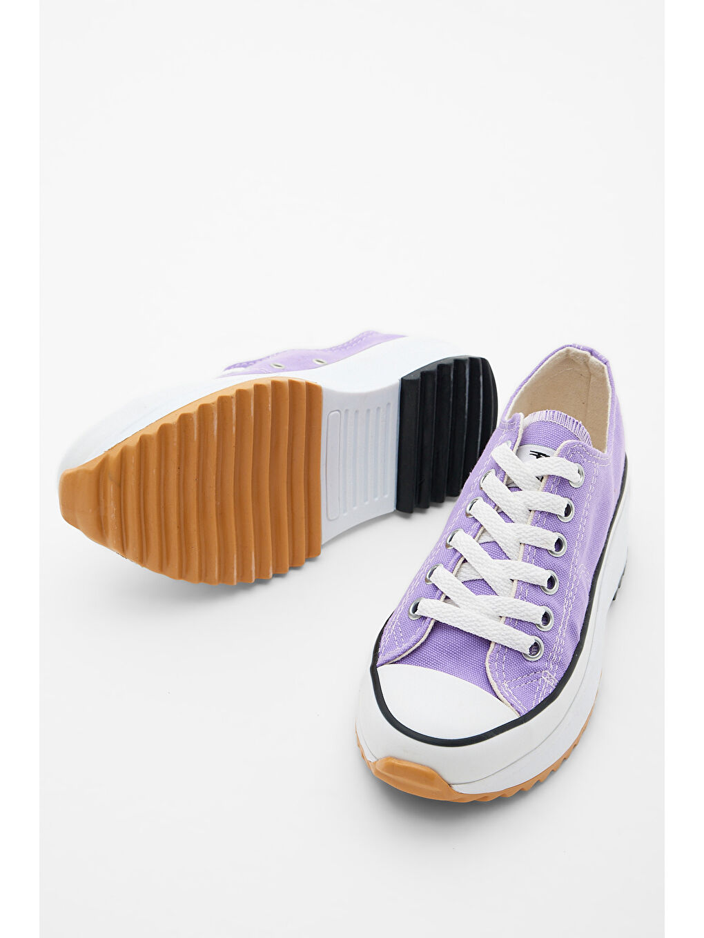 Unisex Lila Rahat Kalıp Snekar Ayakkabı-3