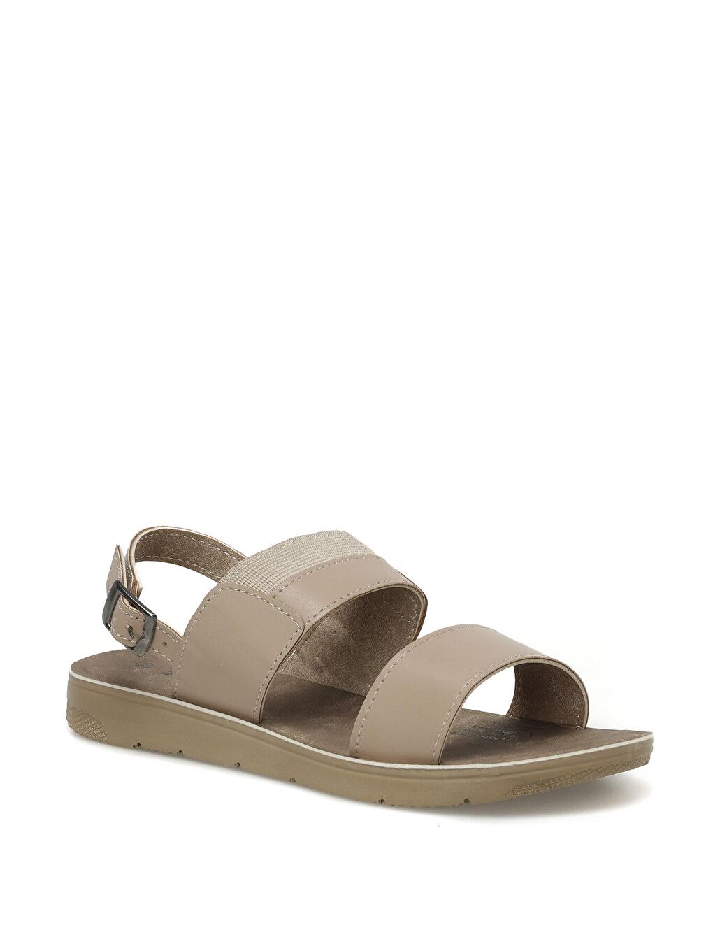 321765.Z 3FX Bej Kadın Düz Sandalet-1