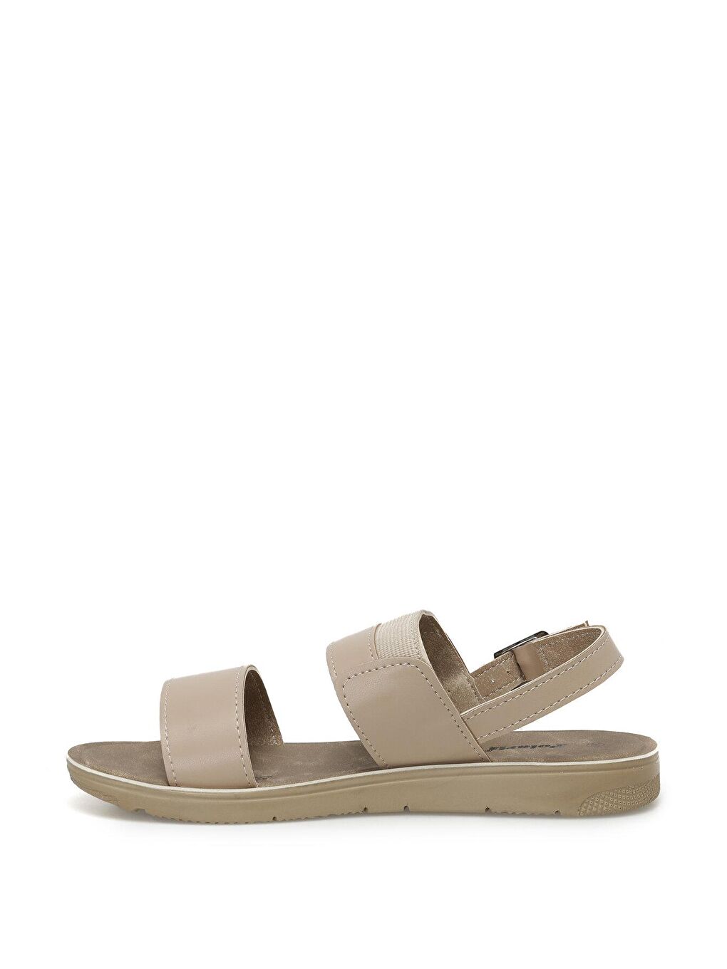 321765.Z 3FX Bej Kadın Düz Sandalet-2