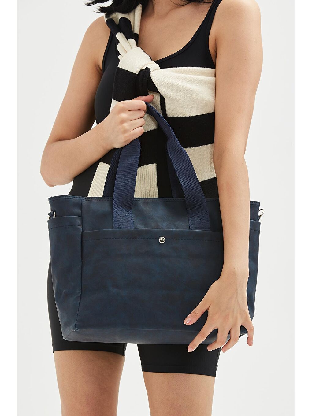 Uzun Askılı Milenanubuk Kadın Çapraz Çanta Lacivert-1