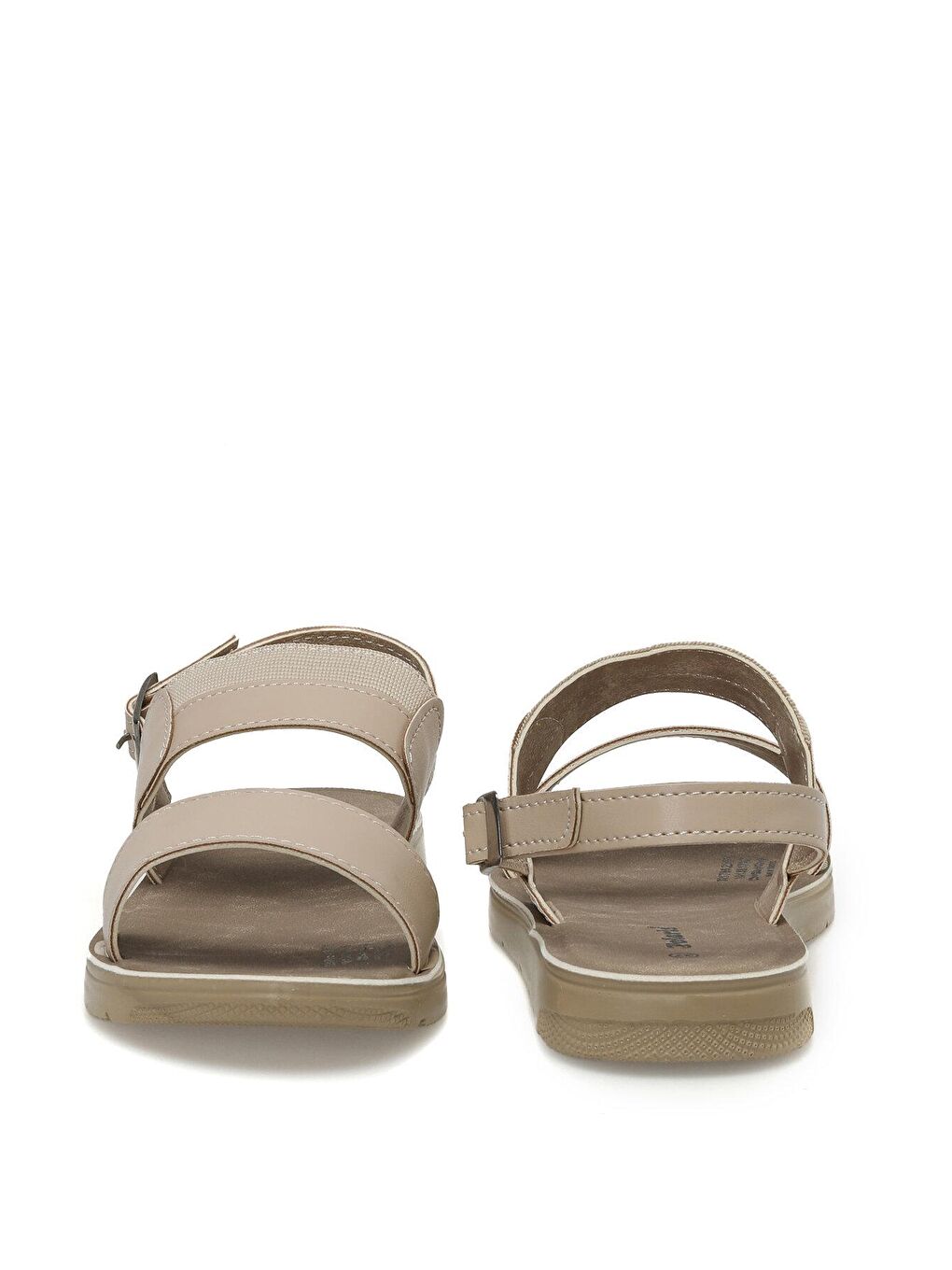 321765.Z 3FX Bej Kadın Düz Sandalet-4