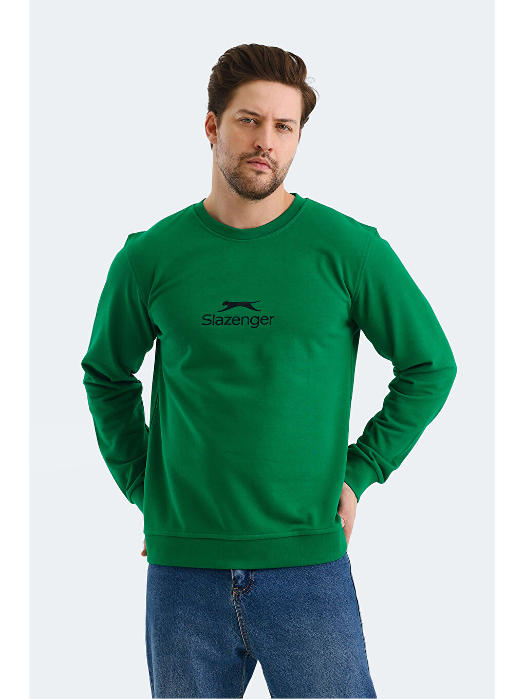 ORTWIN Erkek Yeşil Sweatshirt-3