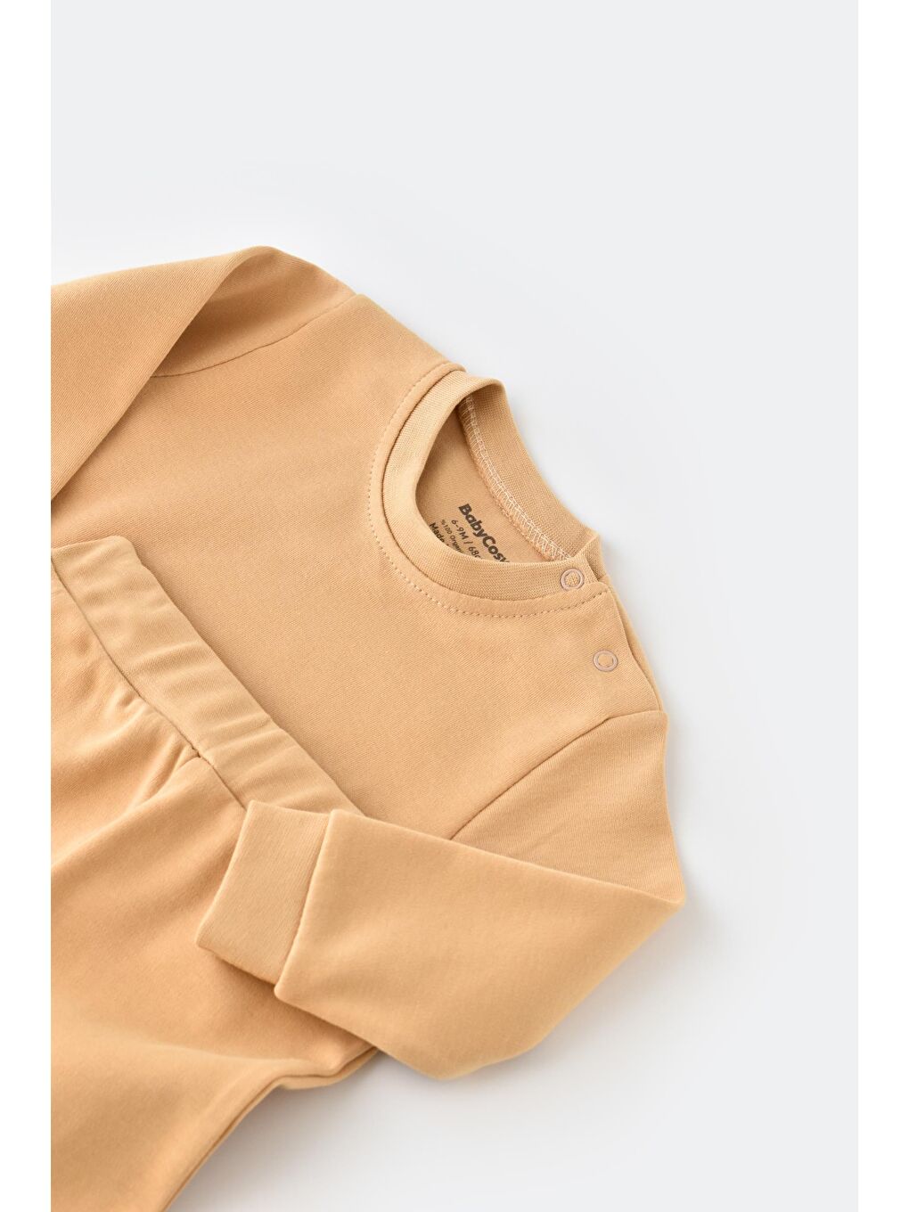 Sarı Organik Pantolon & Tshirt Set-1