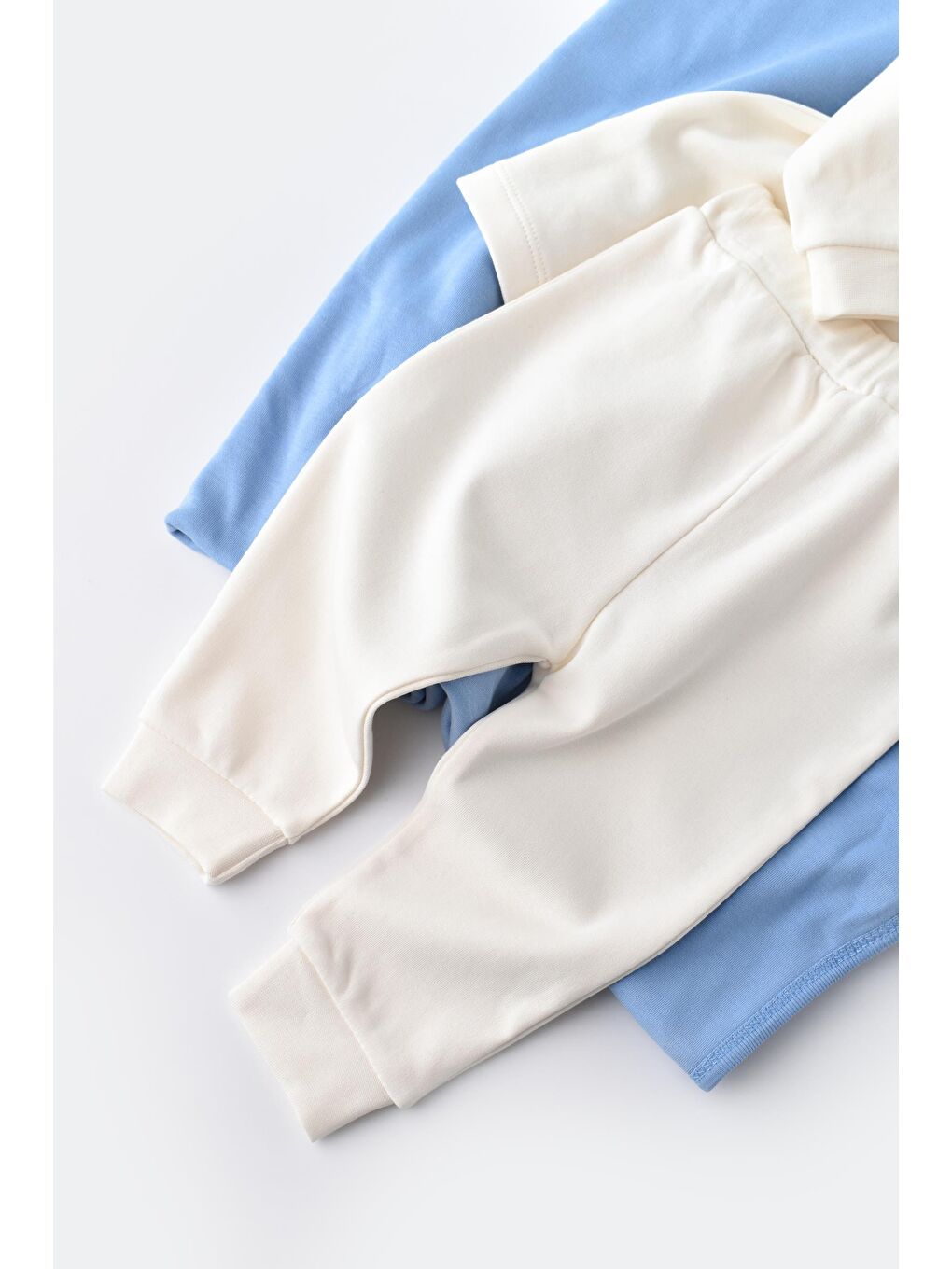 Ekru Organik Pantolon - Tshirt Set-2