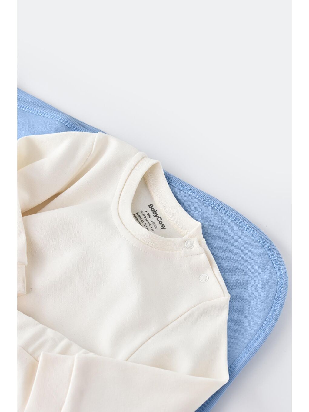 Ekru Organik Pantolon - Tshirt Set-3