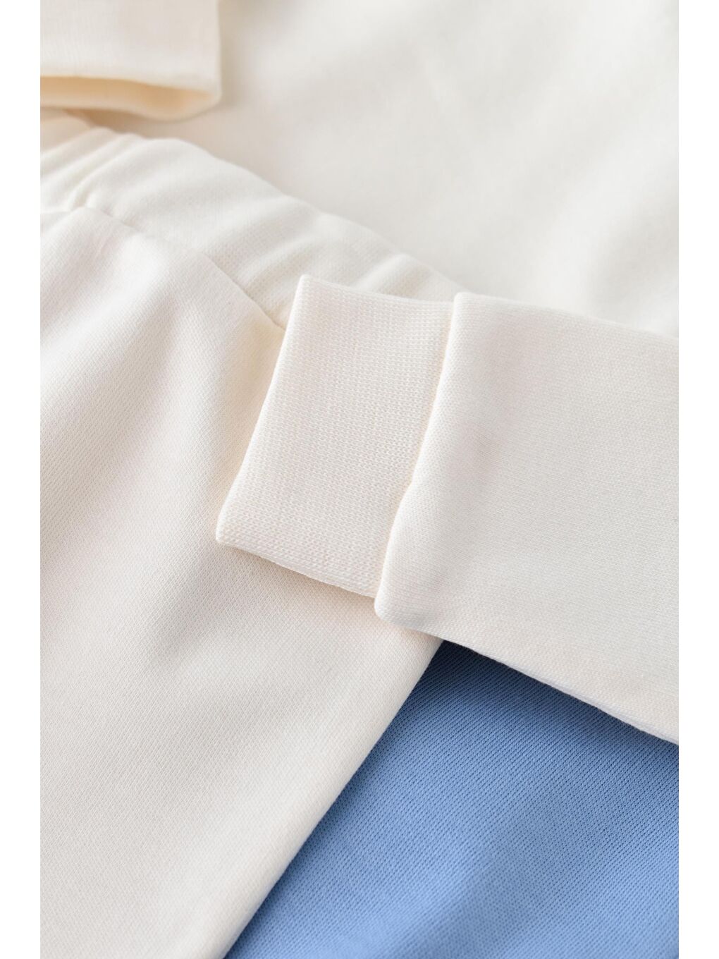 Ekru Organik Pantolon - Tshirt Set-4