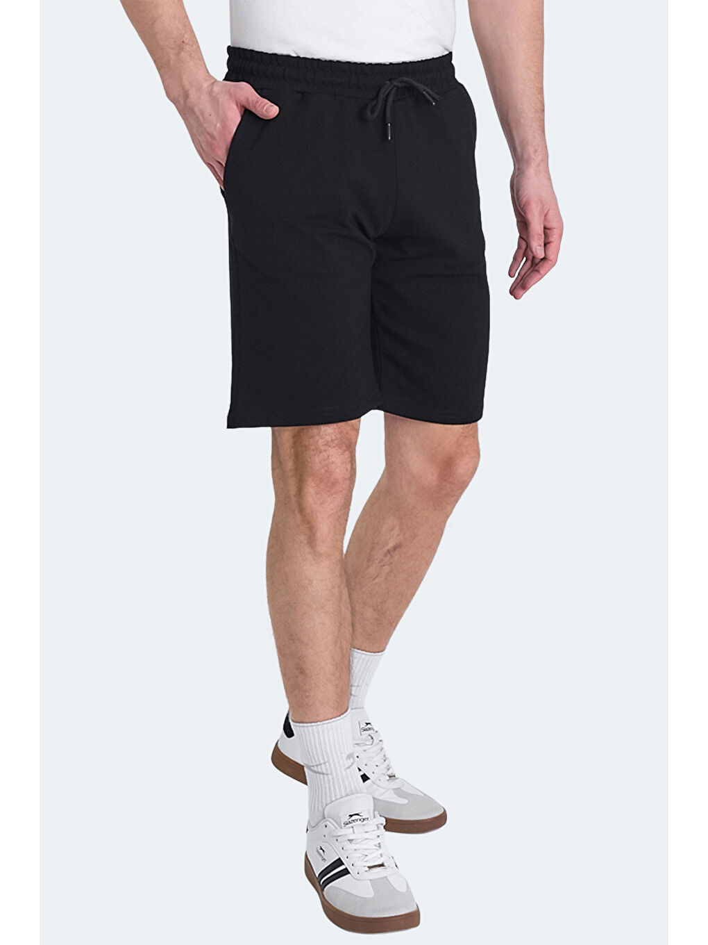 KADE Erkek Cepli Siyah Şort-2