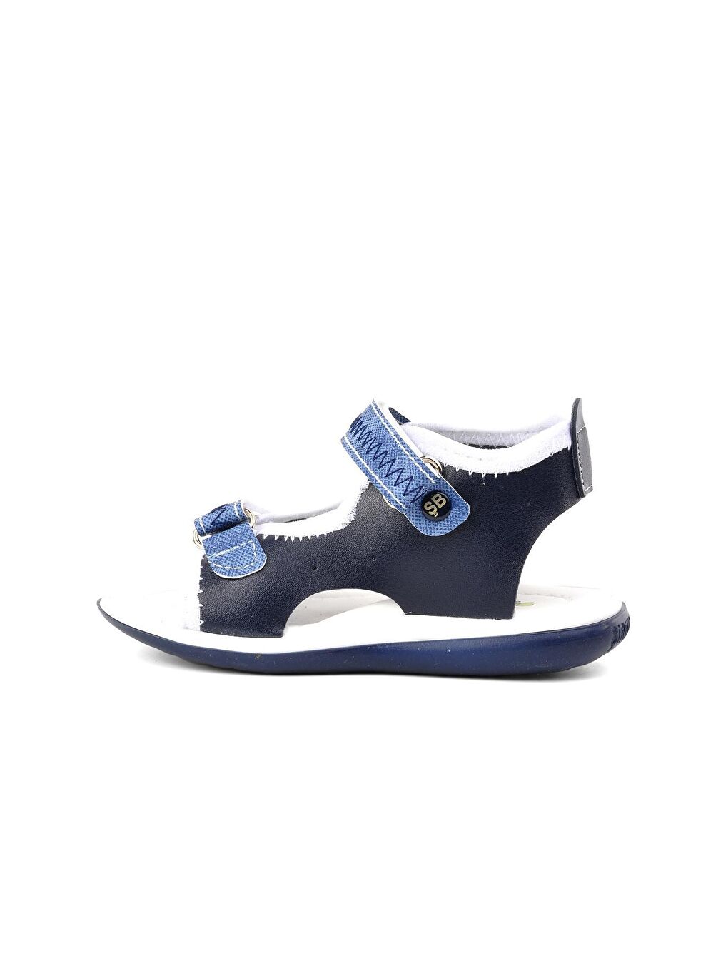 Re11 Mavi Cırt Cırtlı Erkek Çocuk Sandalet-1