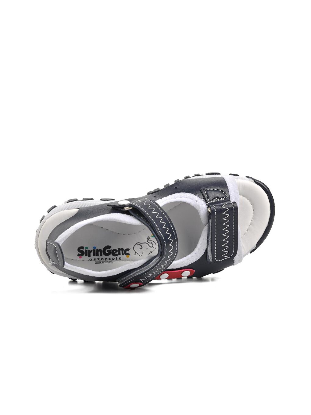 Re11 Mavi-Kırmızı Erkek Çocuk Comfort Sandalet-4