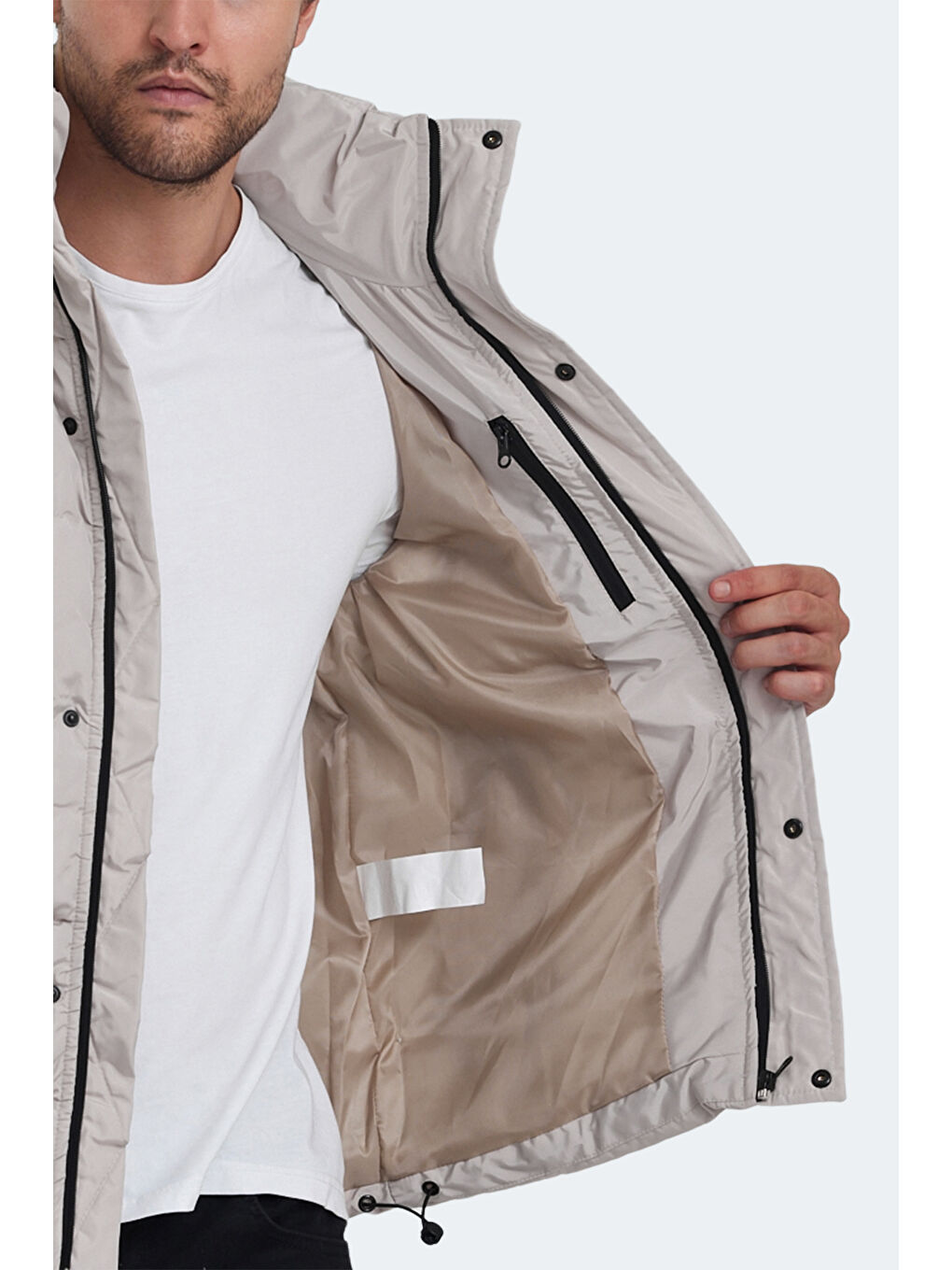 GALAL Erkek  Kaban Bej-4