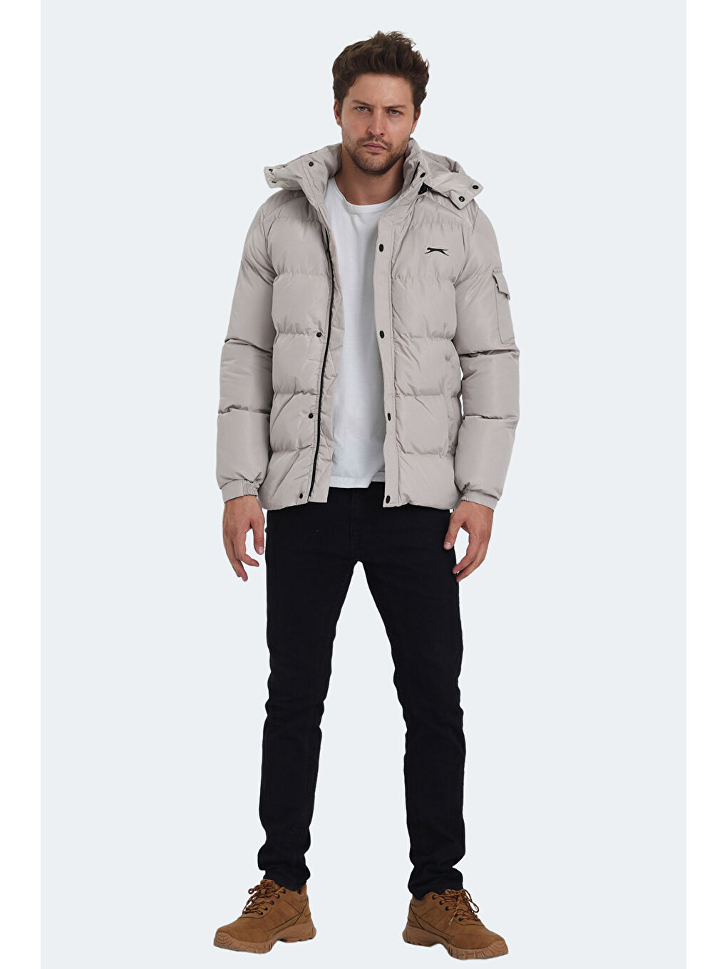 GALAL Erkek  Kaban Bej-6