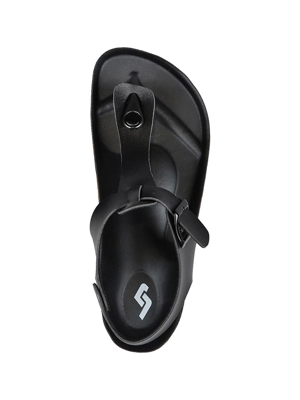 50006 Tek Tokalı Siyah Kadın Parmak Arası Sandalet-3