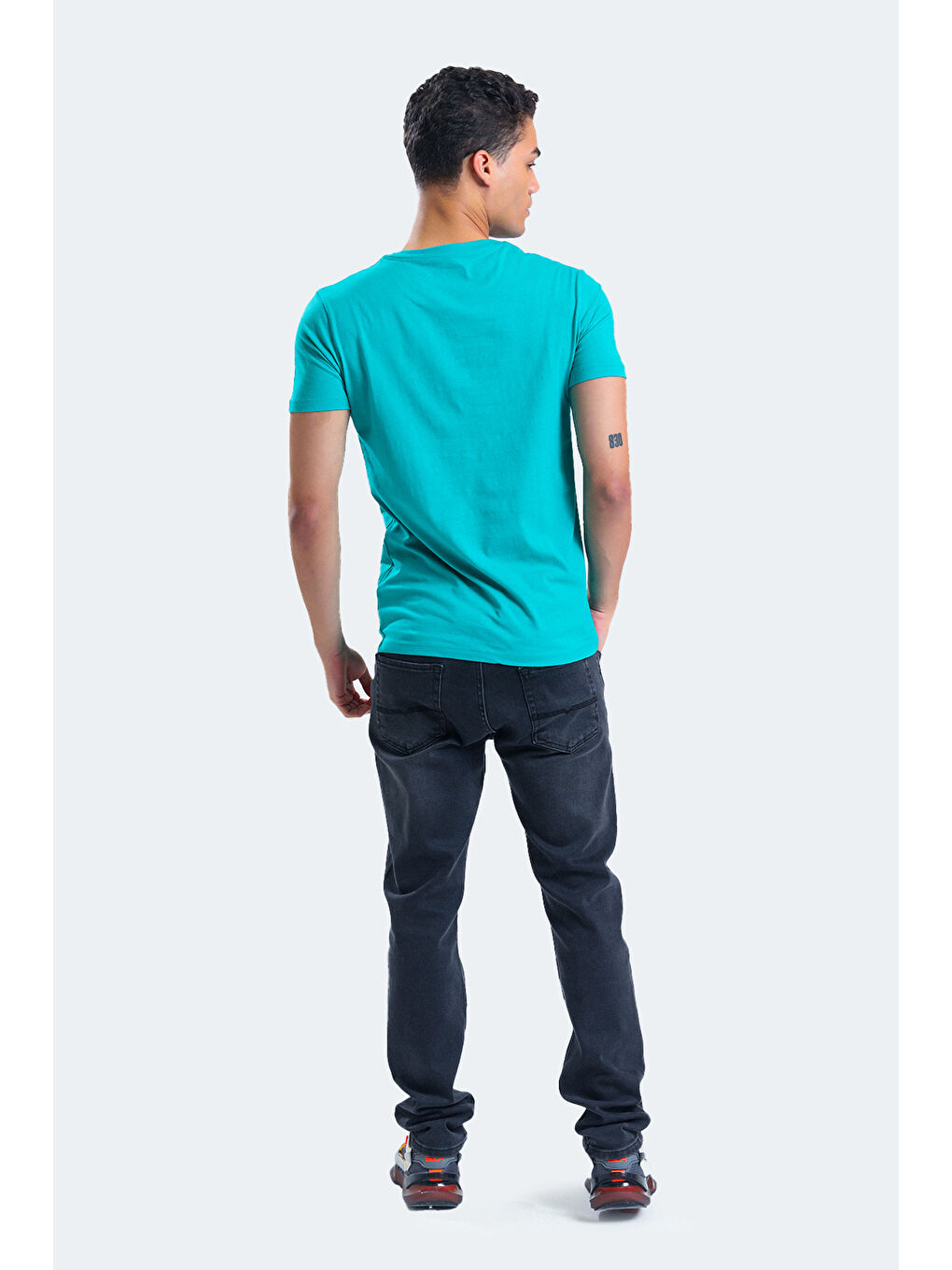 SECTOR I Erkek Tişört Açık Yeşil-5