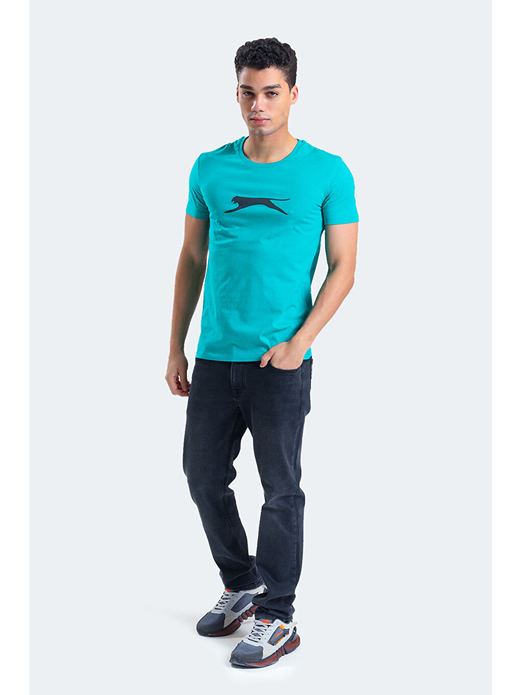 SECTOR I Erkek Tişört Açık Yeşil-6