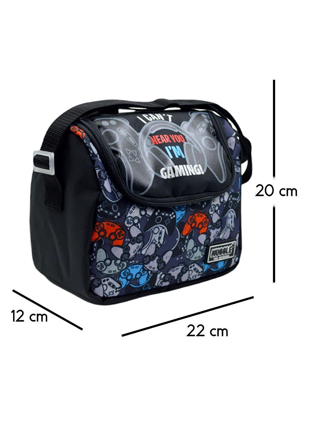 Termoslu Game Over Beslenme Çantası (MU-9420)-1